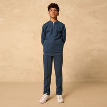 Load image into Gallery viewer, Navy Smart Jersey Bomber Jacket and Joggers Set (3-11yrs)
