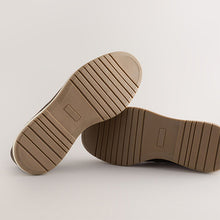 Load image into Gallery viewer, Brown Wedge Derby Shoes
