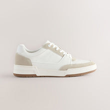 Load image into Gallery viewer, Neutral Smart Casual Trainers with Suede Trim
