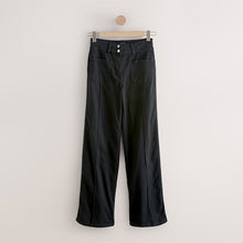 Load image into Gallery viewer, Black Lift Slim and Shape Wide Leg Jeans
