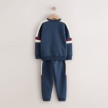 Load image into Gallery viewer, Navy Colourblock Crew Set (3-11yrs)
