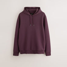 Load image into Gallery viewer, Burgundy Red Textured Overhead Hoodie
