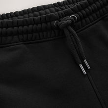 Load image into Gallery viewer, Black Slim Fit Brushback Heavyweight Joggers
