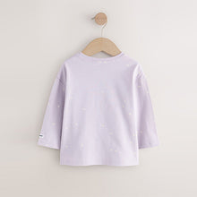 Load image into Gallery viewer, Lilac Purple Long Sleeve T-Shirt (3mths-6yrs)
