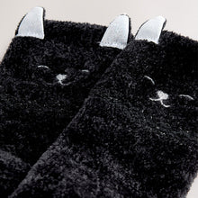 Load image into Gallery viewer, Halloween Black Cat 1 Pack Cosy Ankle Socks in a Gift Box
