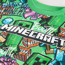 Load image into Gallery viewer, Green All Over Print Single Minecraft T-Shirt (3-12yrs)
