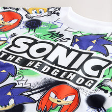 Load image into Gallery viewer, Red/Blue All Over Print Sonic T-Shirt (3-12yrs)
