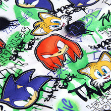 Load image into Gallery viewer, Red/Blue All Over Print Sonic T-Shirt (3-12yrs)
