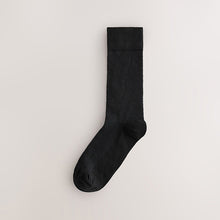 Load image into Gallery viewer, Black/Grey Pattern Smart Socks 5 Pack
