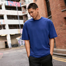 Load image into Gallery viewer, Blue Relaxed Fit Heavyweight T-Shirt
