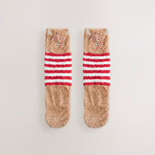 Load image into Gallery viewer, Hamish The Highland Cow 1 Pack Cosy Ankle Socks in a Gift Box
