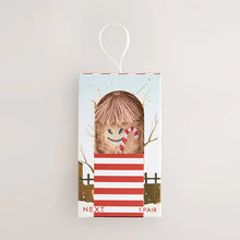 Load image into Gallery viewer, Hamish The Highland Cow 1 Pack Cosy Ankle Socks in a Gift Box
