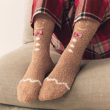 Load image into Gallery viewer, Gingerbread Man 1 Pack Cosy Ankle Socks in a Gift Box
