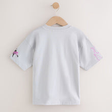 Load image into Gallery viewer, Grey Graffiti Short Sleeve Graphic T-Shirt (3-12yrs)
