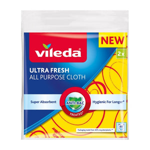 Vileda All Purpose Cloth Ultra Fresh X2