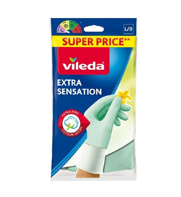 Vileda Glove Extra Sensation L X 1 Pair