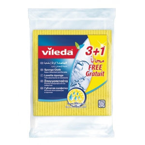 VILEDA SPGE CLOTH X3 + 1 FREE