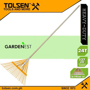FLEXIBLE METAL LAWN RAKE