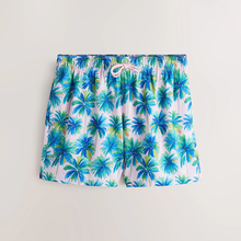 Load image into Gallery viewer, Pink/Blue Monogram Geo Print Swim Shorts 5 Inch
