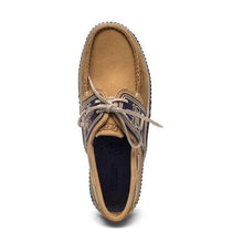Load image into Gallery viewer, Men&#39;s Boat Shoes Camel Leather
