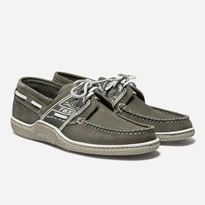 Men's Boat Shoes Leather Khaki
