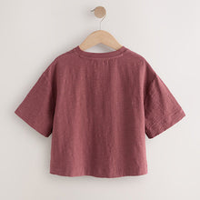 Load image into Gallery viewer, Rust Brown Sequin Star T-Shirt (4-12yrs)
