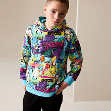 Load image into Gallery viewer, Multicolour Pokemon Hoodie (4-12yrs)
