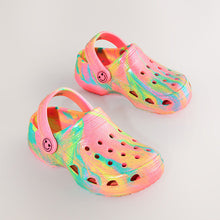 Load image into Gallery viewer, Pink Marble Glitter Clogs
