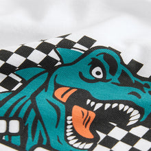 Load image into Gallery viewer, White/Green Dino Short Sleeve Graphic T-Shirt (3-12yrs)
