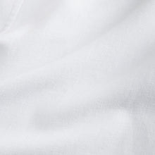 Load image into Gallery viewer, White Button Down Collar Cotton Linen Blend Short Sleeve Shirt
