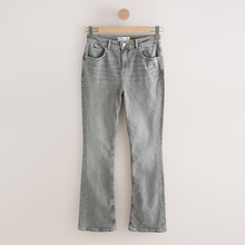 Load image into Gallery viewer, Grey Mid Rise Authentic Bootcut Jeans
