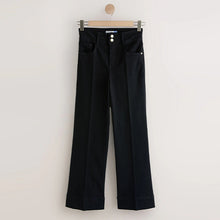 Load image into Gallery viewer, Black High Rise Stretch Wide Leg Jeans
