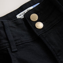 Load image into Gallery viewer, Black High Rise Stretch Wide Leg Jeans
