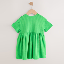 Load image into Gallery viewer, Green Rainbow Jersey Dress (3mths-6yrs)
