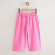 Load image into Gallery viewer, Pink Wide Leg Trousers (3mths-6yrs)
