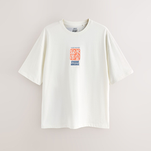 Load image into Gallery viewer, White Hiroshige Relaxed Fit Artist T-Shirt
