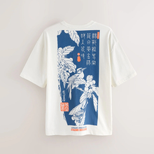 Load image into Gallery viewer, White Hiroshige Relaxed Fit Artist T-Shirt
