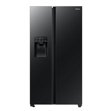 Load image into Gallery viewer, REFRIGERATOR 535L INOX SIDE BY SIDE ,NO-PLUMBING,AUTOMATIC ICE &amp; WATER DISPENSER,NO FROST,EURO A+
