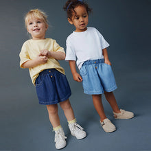 Load image into Gallery viewer, Blue Pullon Denim shorts 2 Pack (3mths-6yrs)
