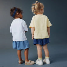 Load image into Gallery viewer, Blue Pullon Denim shorts 2 Pack (3mths-6yrs)
