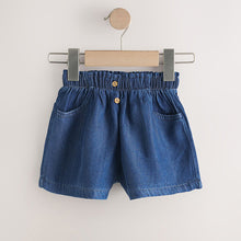 Load image into Gallery viewer, Blue Pullon Denim shorts 2 Pack (3mths-6yrs)
