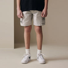 Load image into Gallery viewer, Grey Cargo Shorts (3-12yrs)
