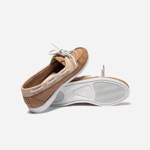 Women's Boat Shoes Brown Leather