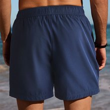 Load image into Gallery viewer, Navy Blue Motion-Flex Swim Shorts
