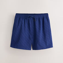 Load image into Gallery viewer, Navy Blue Texture 5 Inch Swim Shorts
