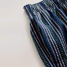 Load image into Gallery viewer, Navy Blue Stripe Seersucker 5 Inch Swim Shorts

