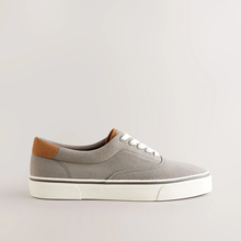 Load image into Gallery viewer, Grey Canvas CVO Trainers
