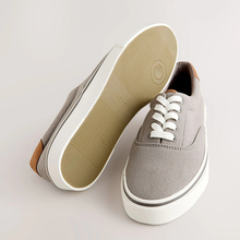Load image into Gallery viewer, Grey Canvas CVO Trainers
