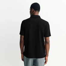 Load image into Gallery viewer, Black N. Premium Textured Jersey Short Sleeve Shirt
