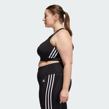 Load image into Gallery viewer, ADIDAS POWERREACT TRAINING MEDIUM-SUPPORT 3-STRIPES BRA (PLUS SIZE)
